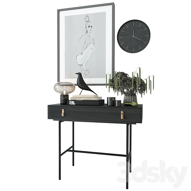 Decorative set 02 3d