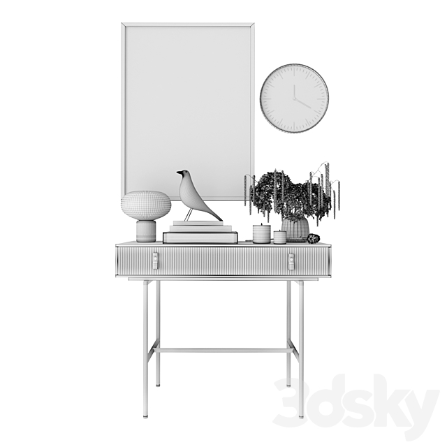 Decorative set 02 3dskyfree