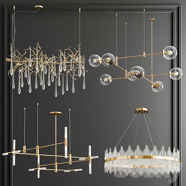 Four Exclusive Chandelier Collection_51 3DSMax File - thumbnail 1