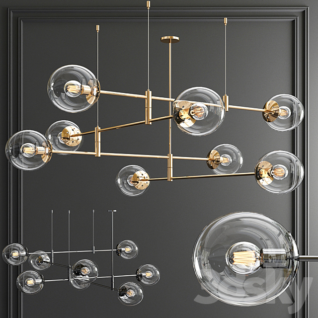 Four Exclusive Chandelier Collection_51 3DSMax File - thumbnail 2
