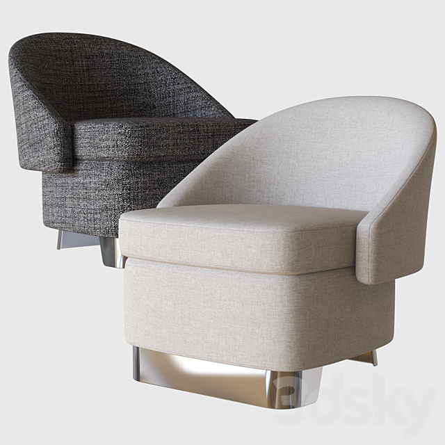 lawson lounge armchair minotti 3DSMax File - thumbnail 1
