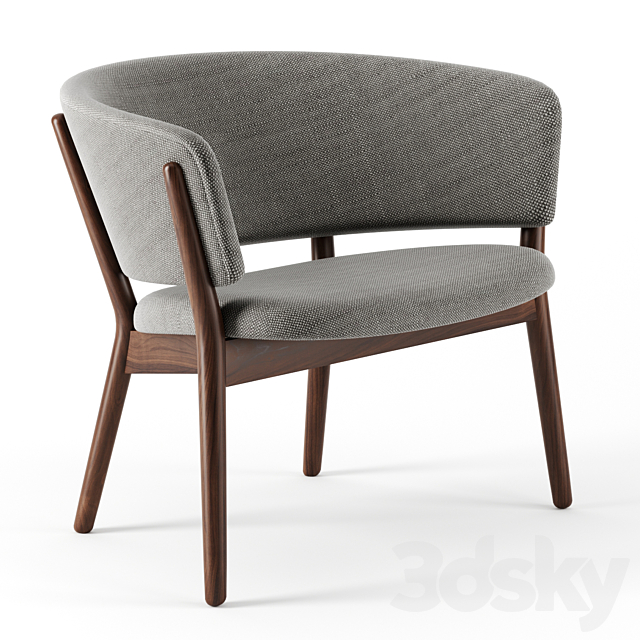 ND-01 Easy Chair 1952 (Nanna Ditzel) by Kitani 3DSMax File - thumbnail 1