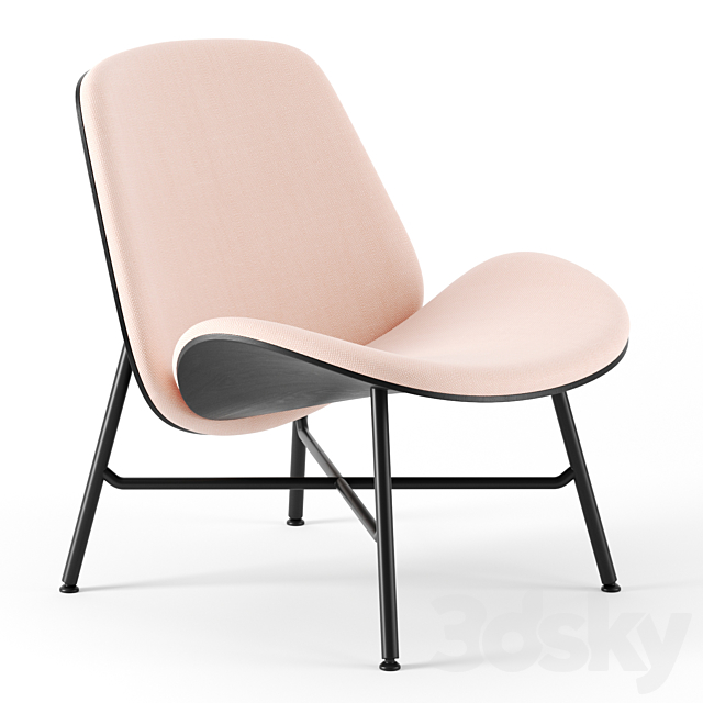 Nihan lounge chair by Pode 3DSMax File - thumbnail 1