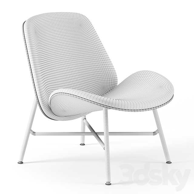 Nihan lounge chair by Pode 3DSMax File - thumbnail 3
