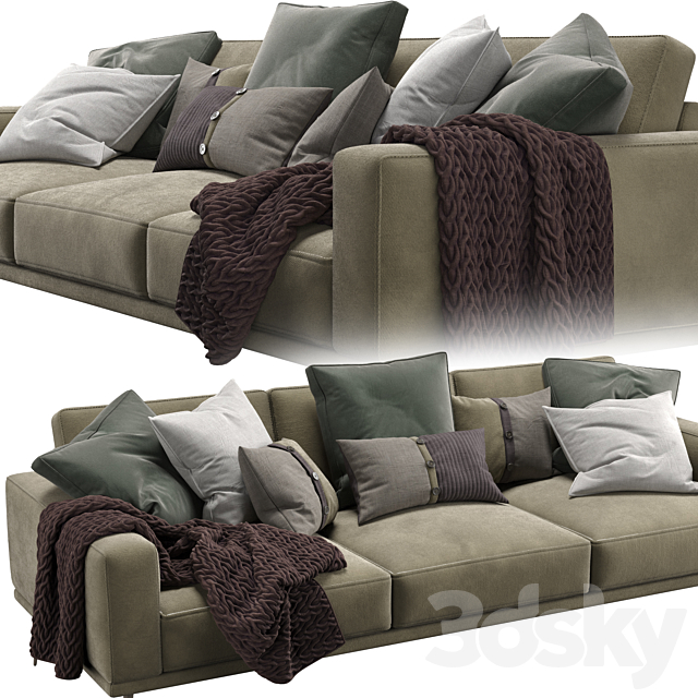 Boconcept Sofa Carlton 3d
