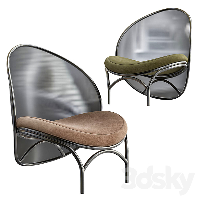 TON Lounge Chair Chips 3DSMax File - thumbnail 1