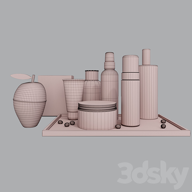 une olive en provence product set 3d