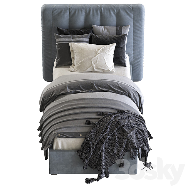 Bed RH Modena Bed 2 3d