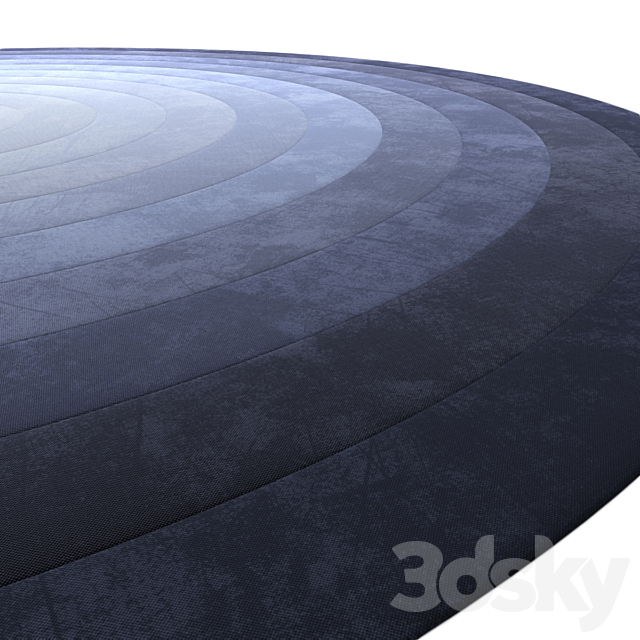 Gradient rug 3d