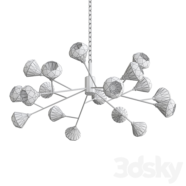 Fango chandelier 3d