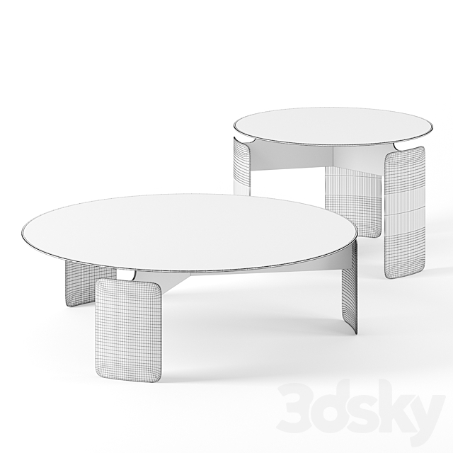 Shirudo tables by Mingardo 3d