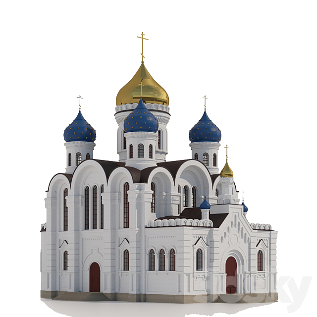 Transfiguration Cathedral. St. Nicholas Ugreshsky Monastery 3d