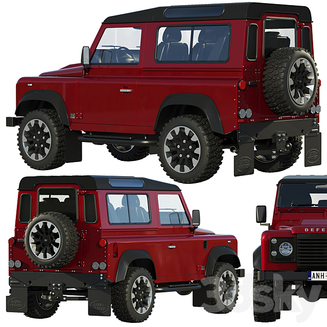 Land Rover Defender Works V8 3d