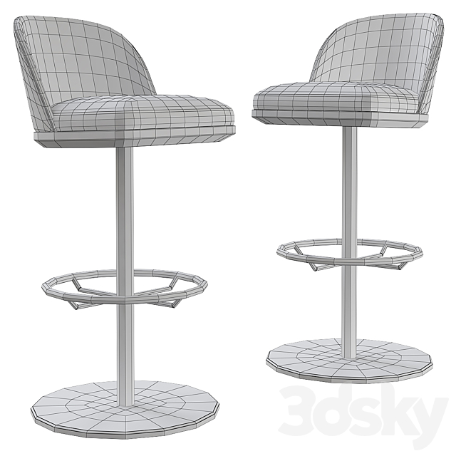Charisma Bar Stool Giorgio Collection 3d