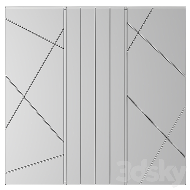 Wall Panel No. 68 3d