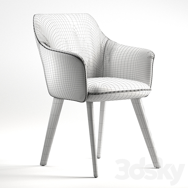 Chair LX671 Leolux LX 3 3dskyfree