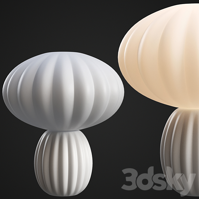 Table lamp Hubsch Opal 3DSMax File - thumbnail 1