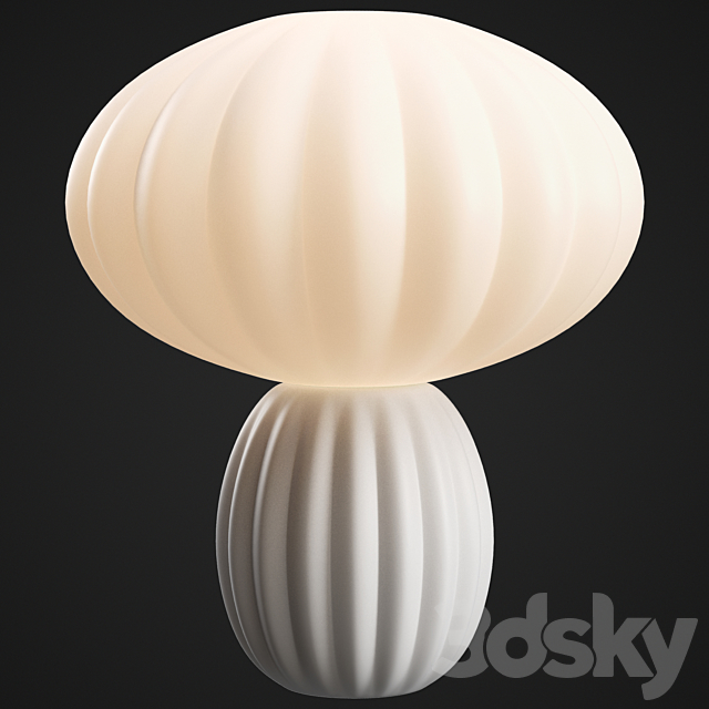 Table lamp Hubsch Opal 3DSMax File - thumbnail 3