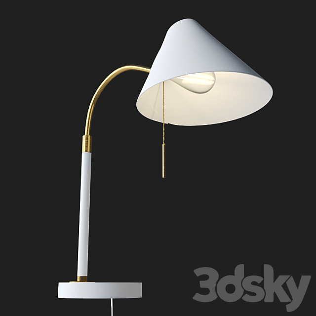 Table lamp “Task Lamp” by “West Elm” 3DSMax File - thumbnail 3