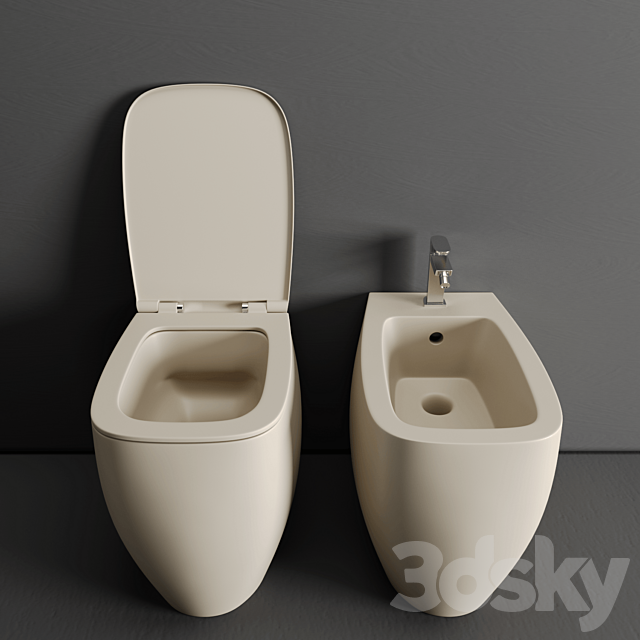 Alice Ceramica NUR WC 3DS Max Model - thumbnail 2