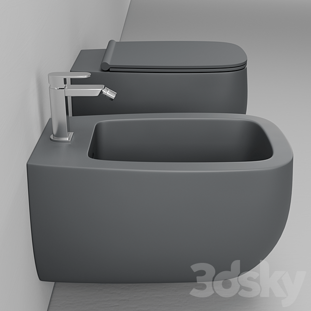 Alice Ceramica NUR WC 3DS Max Model - thumbnail 3