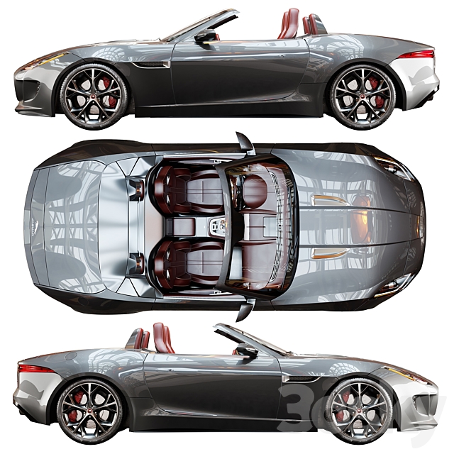 Jaguar F_TYPE 3d