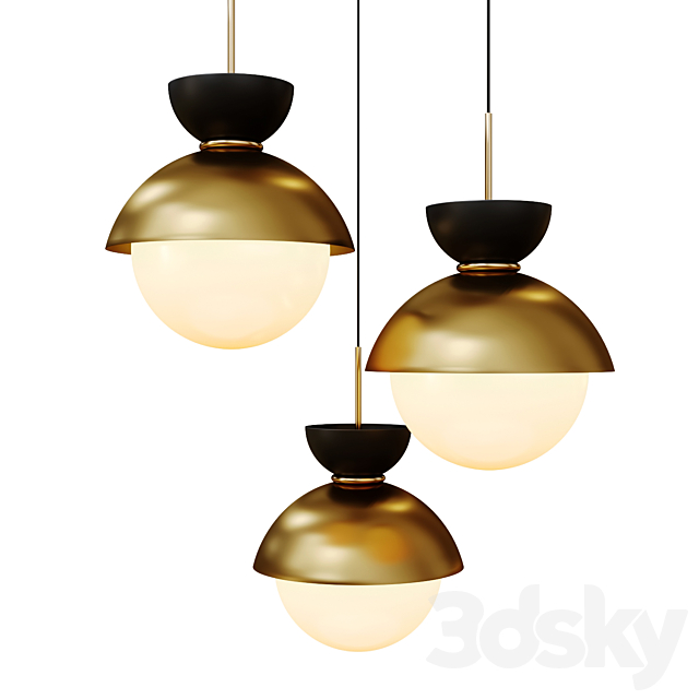 Lampatron POMPON GOLD 3d
