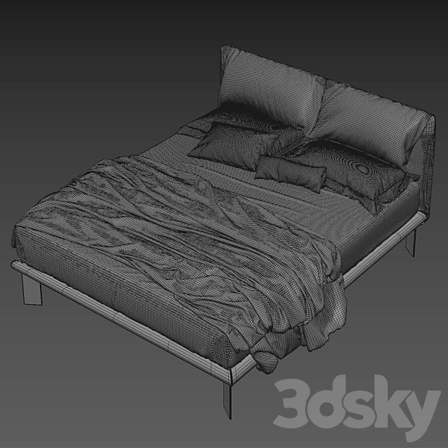 Alivar – Cuddle Bed 3DSMax File - thumbnail 3
