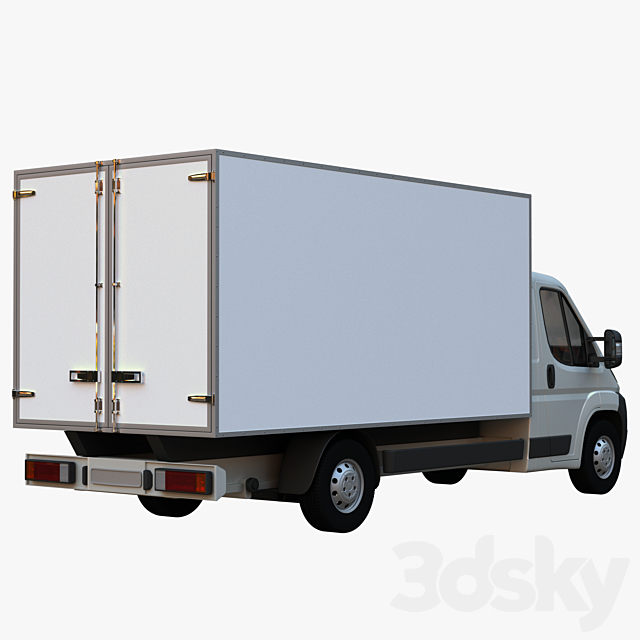 L4H1 truck isothermal van 3d