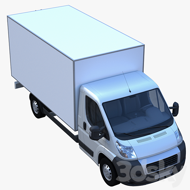 L4H1 truck isothermal van 3dsky