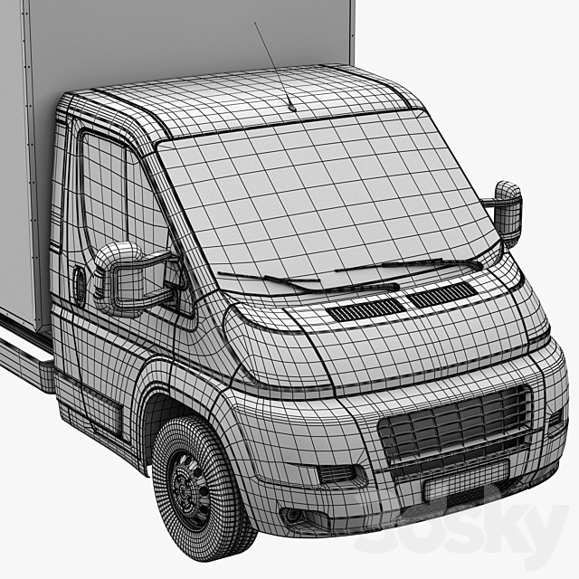 L4H1 truck isothermal van 3dskyfree