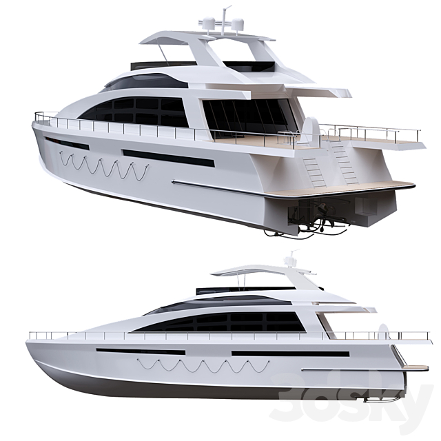 Yacht 3d