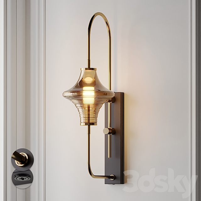 Caymon Wall Sconce by Jaisons Emporio 3DSMax File - thumbnail 1