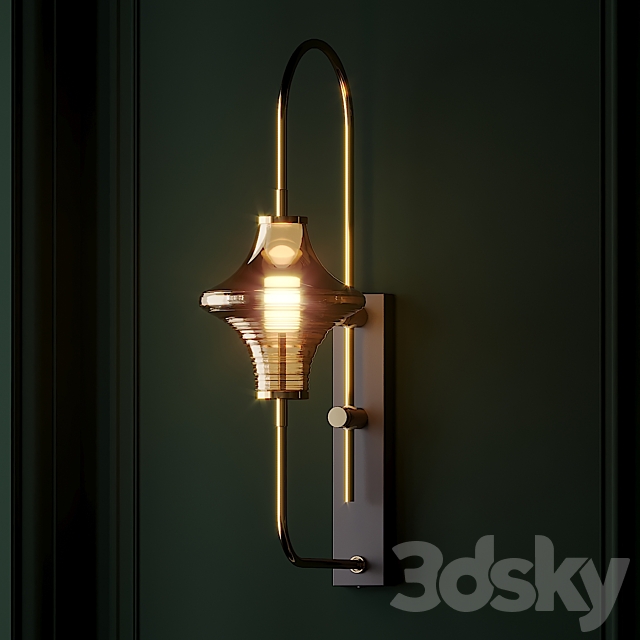 Caymon Wall Sconce by Jaisons Emporio 3DSMax File - thumbnail 3