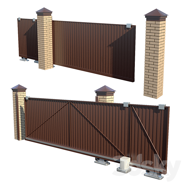 Fence set 3d