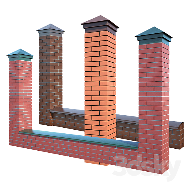 Fence set 3dsky