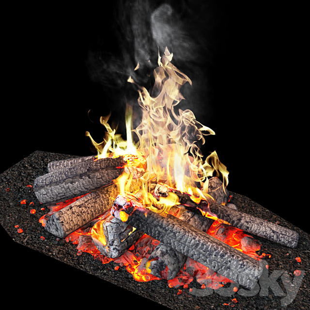 Fireplace MUNICH 3DSMax File - thumbnail 4