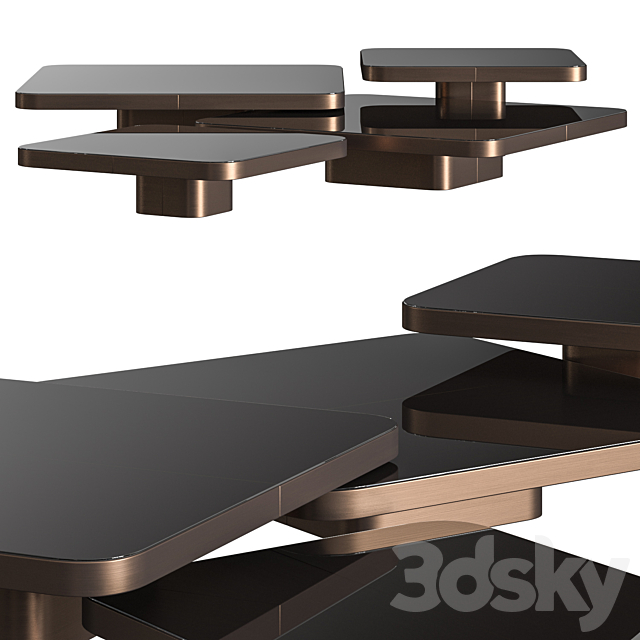 ClassiCon Bow Coffee Tables 3DSMax File - thumbnail 1
