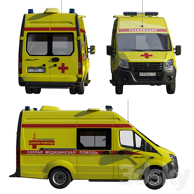 Gazelle NEXT Resuscitation 3d