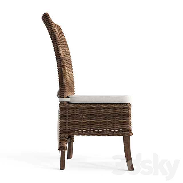 Salsa dining chair 3DS Max Model - thumbnail 3