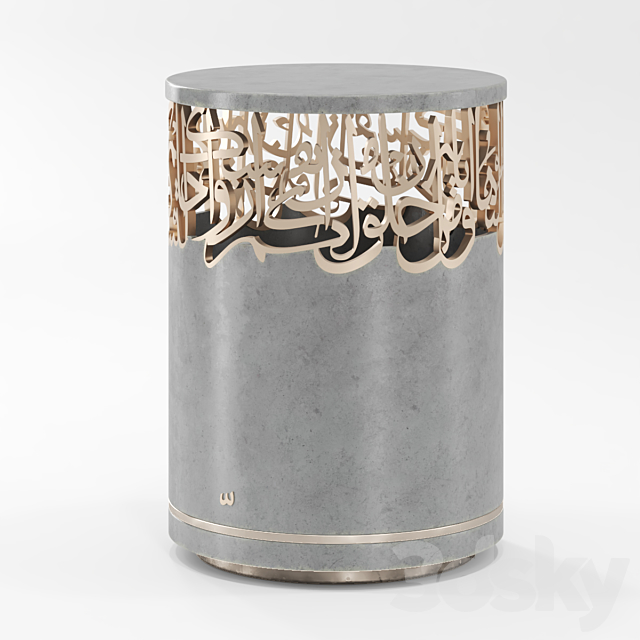 Side table 3d