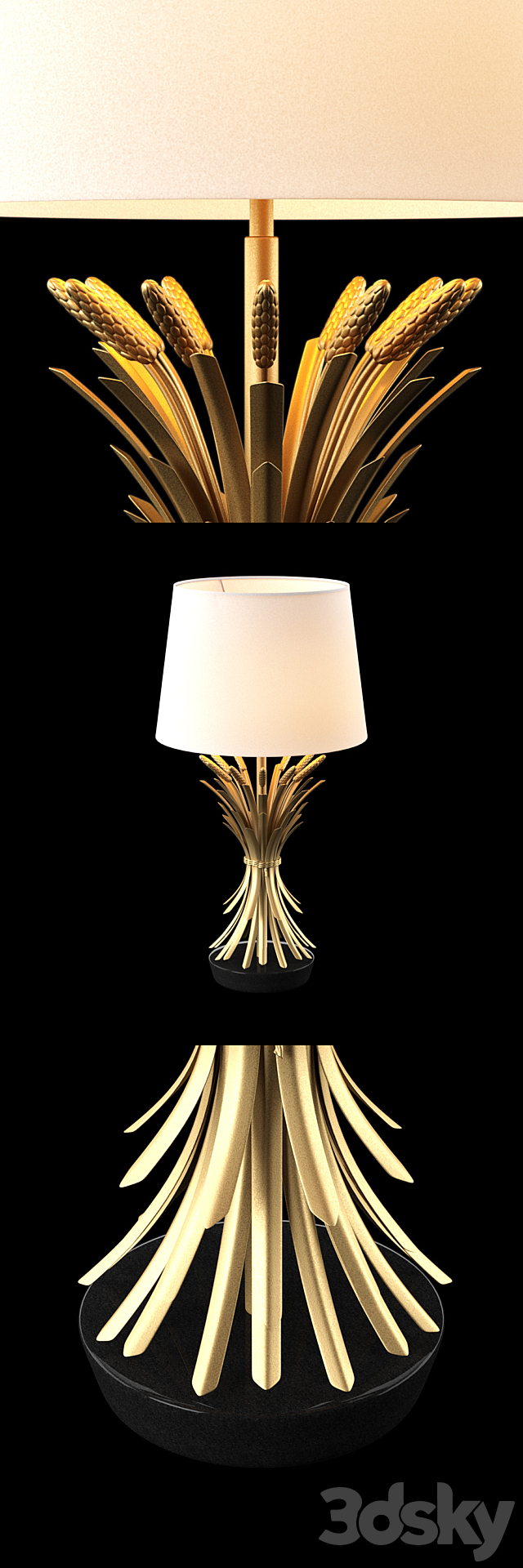 Table lamp Bonheur by Eichholtz 3d