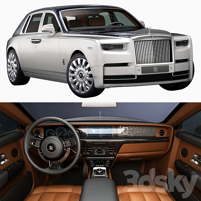 Rolls-Royce Phantom 3DSMax File - thumbnail 1
