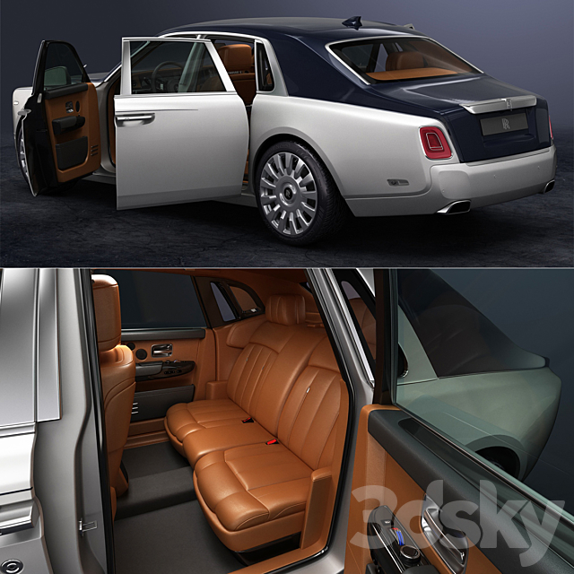 Rolls-Royce Phantom 3DSMax File - thumbnail 3