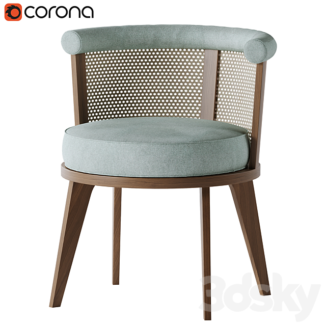 George Dining Chair 3DSMax File - thumbnail 1