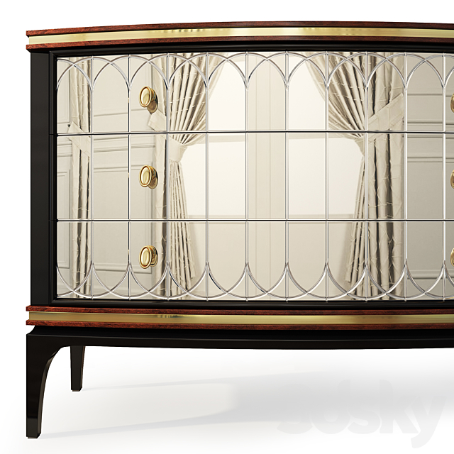 Chest and console Milano. Dresser. console by Medusa Home 3DSMax File - thumbnail 3