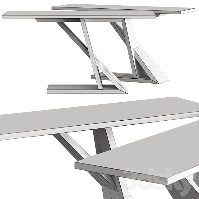 Italy Dream Design Java Console Table 3d
