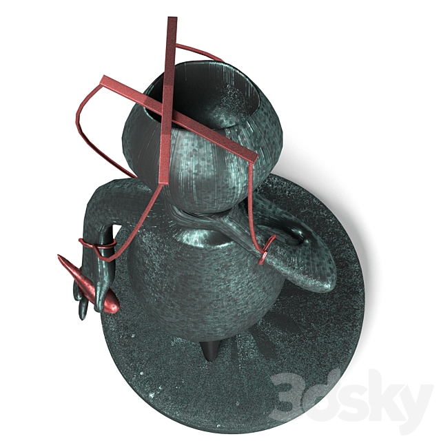 The statue of suffocation 3dsky
