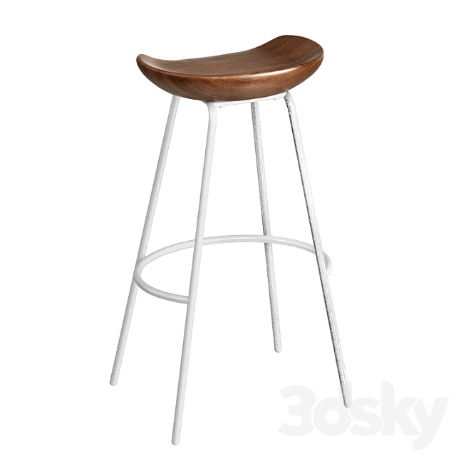 3DS MAX WEST ELM Alden Bar & Counter Stools 3DSMax File