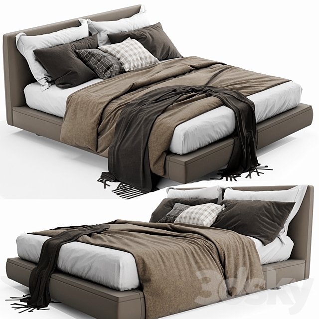 B&B Italia Richard Bed 3dskyfree